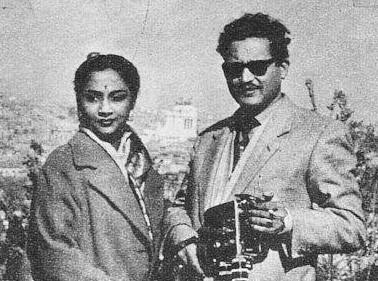 Geeta Dutt with her husband Guru Dutt 