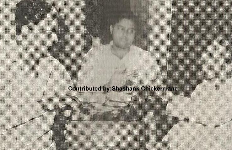 C Ramchandra with Pradeep & Kishore Desai