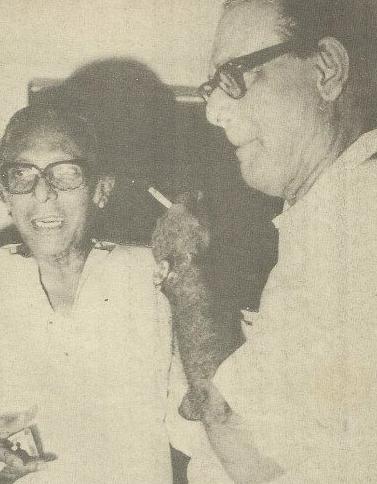 Hemant Kumar with Mrinal Sen