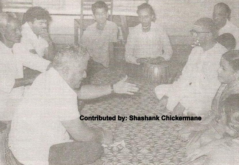 Vasant Desai discussing with Subbulaxmi & others