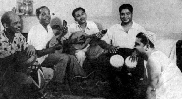C Ramchandra with his musicians