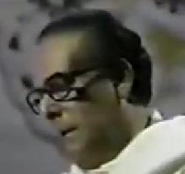 Hemant Kumar singing in a stage show