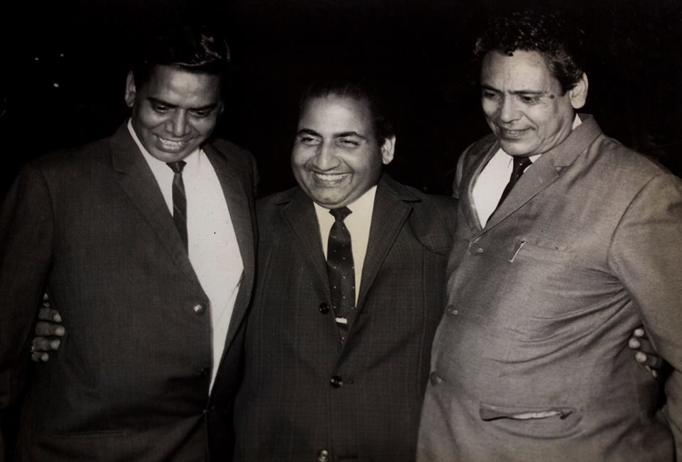 Mohd Rafi with Hasrat Jaipuri & Shailendra