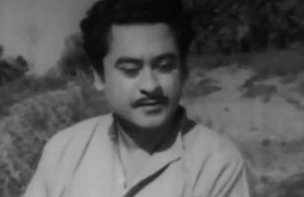 Kishoreda with Amit Kumar in a film scene