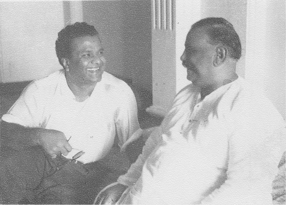 Vasant Desai with Bade Gulam 