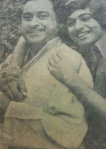 Kishoreda with his son Amit