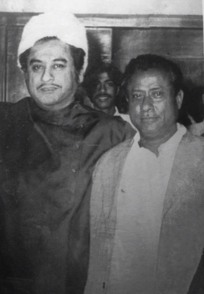 Kishoreda with his friend