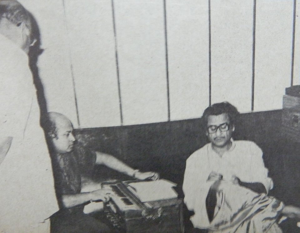 Kishorekumar with Rajesh Roshan