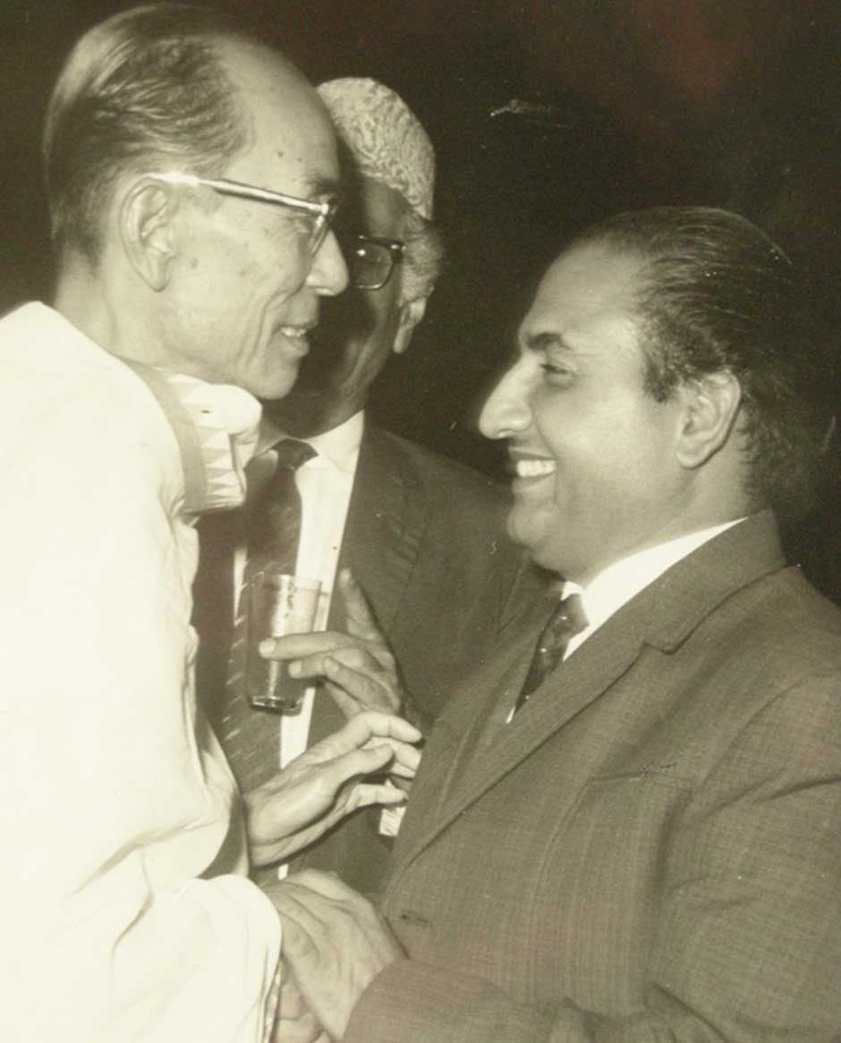 Mohd Rafi with S.D.Burman