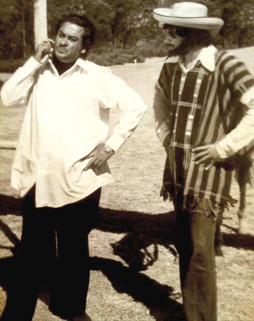 Kishoreda with his son Amit