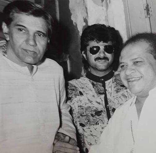 Laxmikant with Anil Kapoor & others