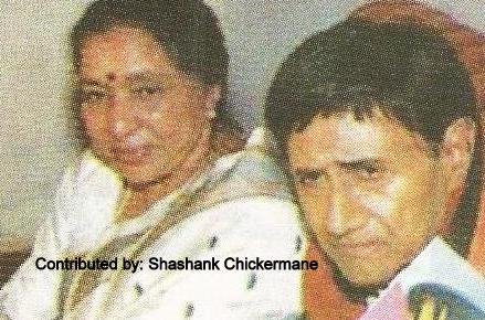 Asha Bhosale with Dev Anand