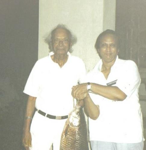 Naushad with his son