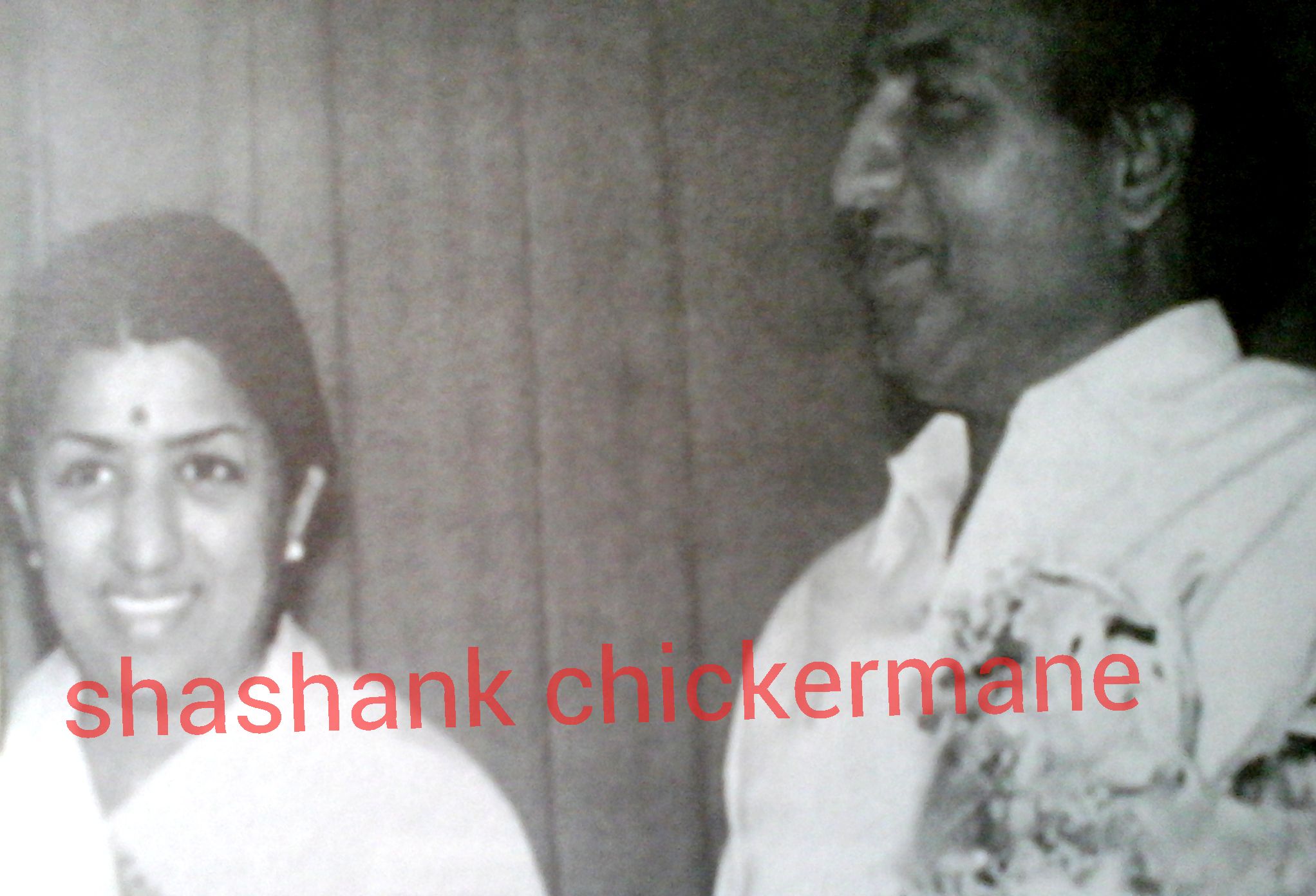 Rafi with Lata Mangeshkar