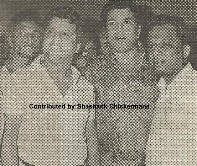 Jaikishan with Satish Wagle, Dharmendra & others