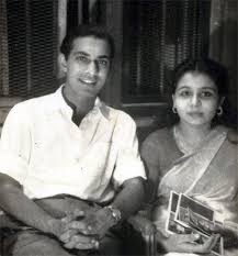 Talat Mohd with his wife