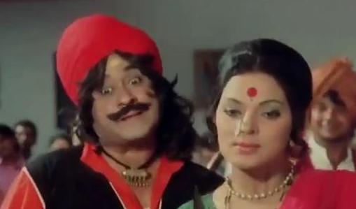 Kishoreda with Soni Sahani in the film 