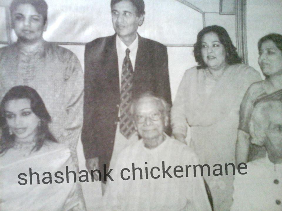 Naushad with his family
