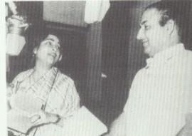 Mohd Rafi with Geeta Dutt