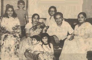 Mukesh with his family