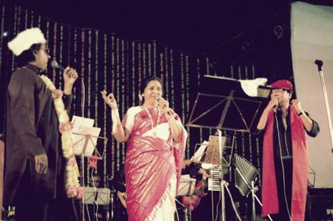 Kishoreda, Asha & RDBurman in a concert