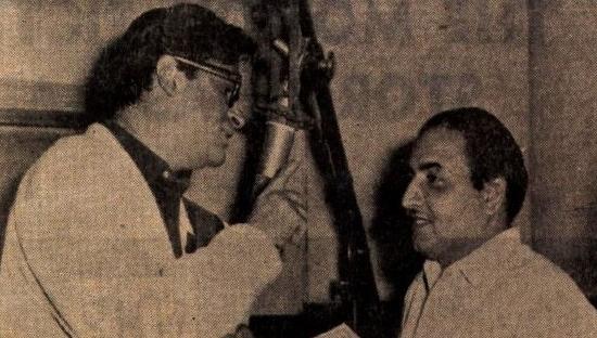Mohd Rafi with Shammi Kapoor