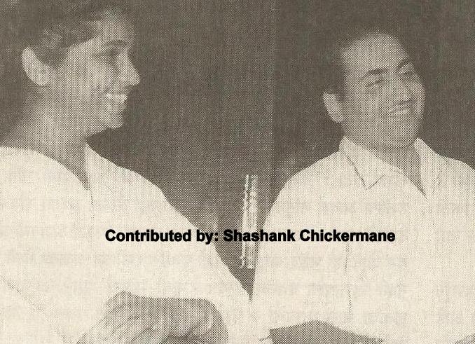 Mohdrafi with Asha Bhosale