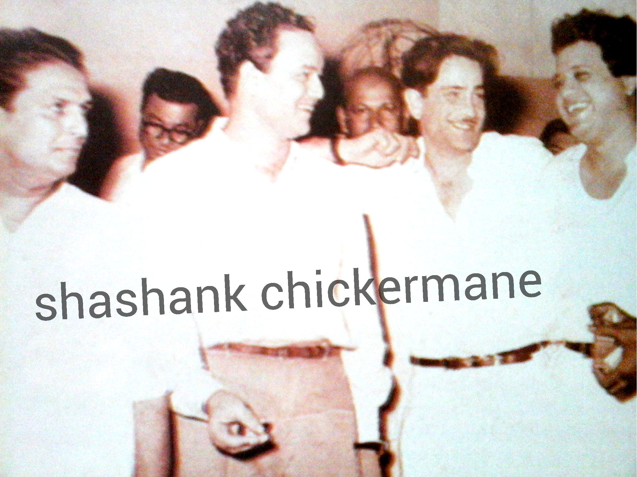 Mukesh with Shankar Jaikishan, Rajkapoor & others