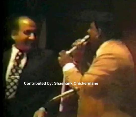 Mohd Rafi with Johny Wishkey in a concert