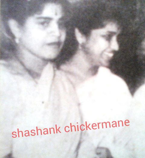Asha with Madhubala Zaveri
