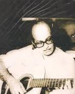 Salil Chowdhury playing guitar