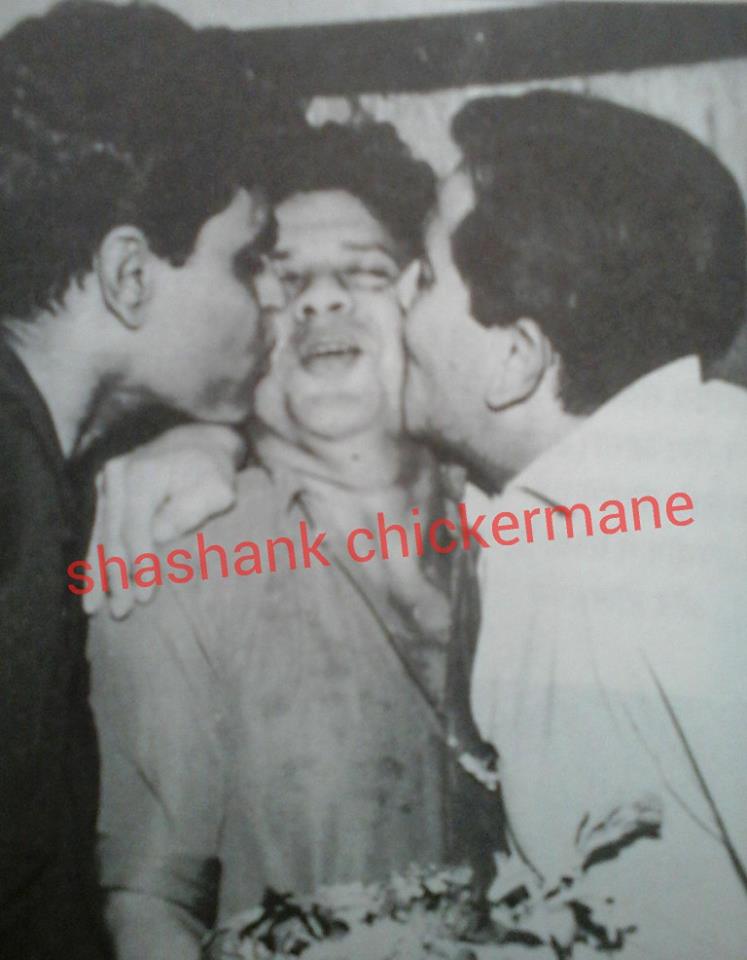 Rajkapoor & Rajendra Kumar with Jaikishan