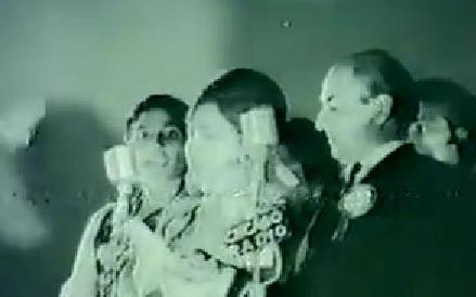 Rafi with others in a concert