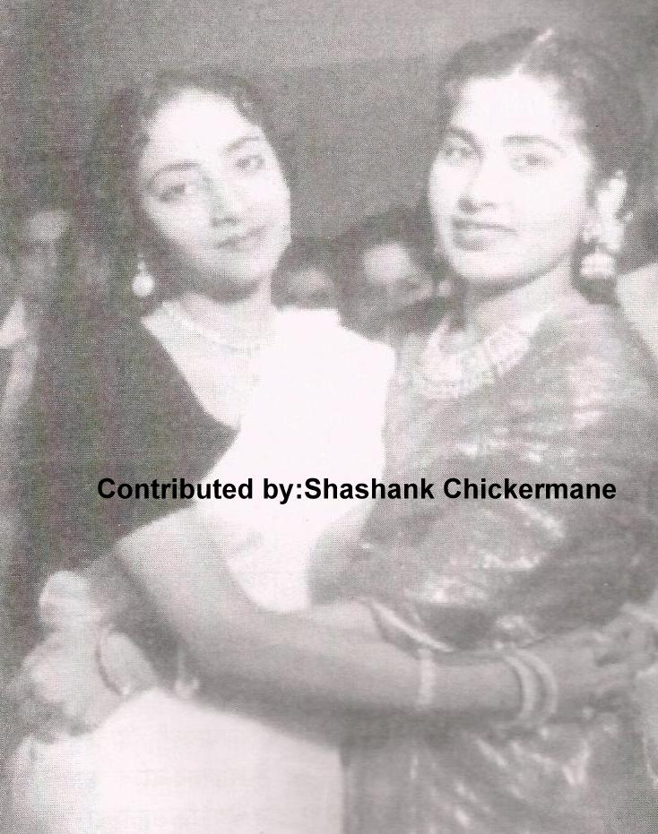 Geeta Dutt with Meena Kapoor