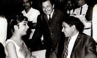 Madan Mohan with Sadhana & others in the party
