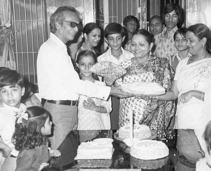 Naushad with his family & friends