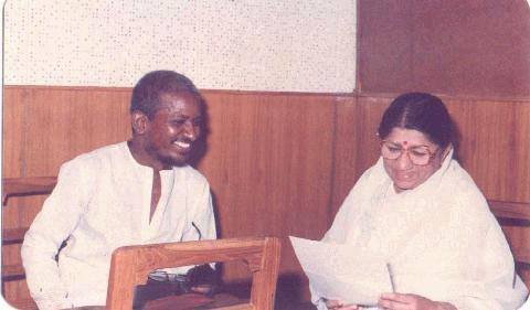 Lata with Illayaraja