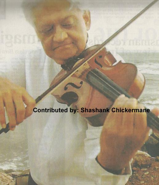 Pyarelal playing Violin