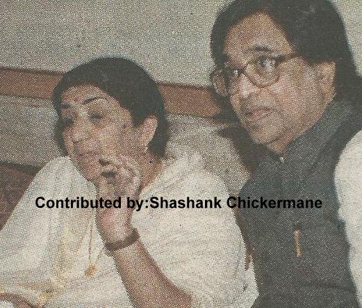 Lata with her brother Hridayanath Mangeshkar