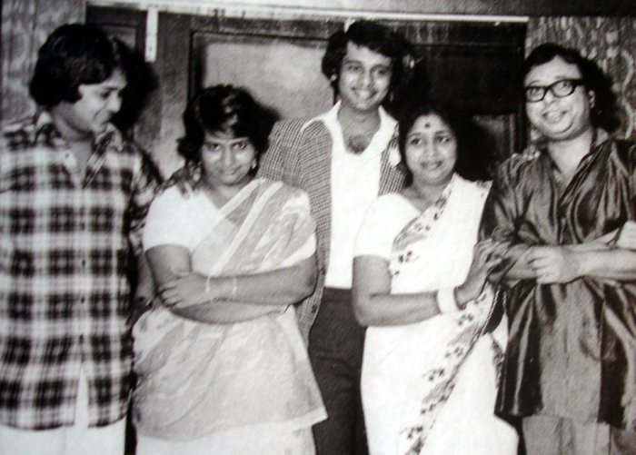 Asha, RDBurman with their family