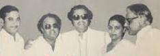 Kishoreda with Ravindra Jain & others