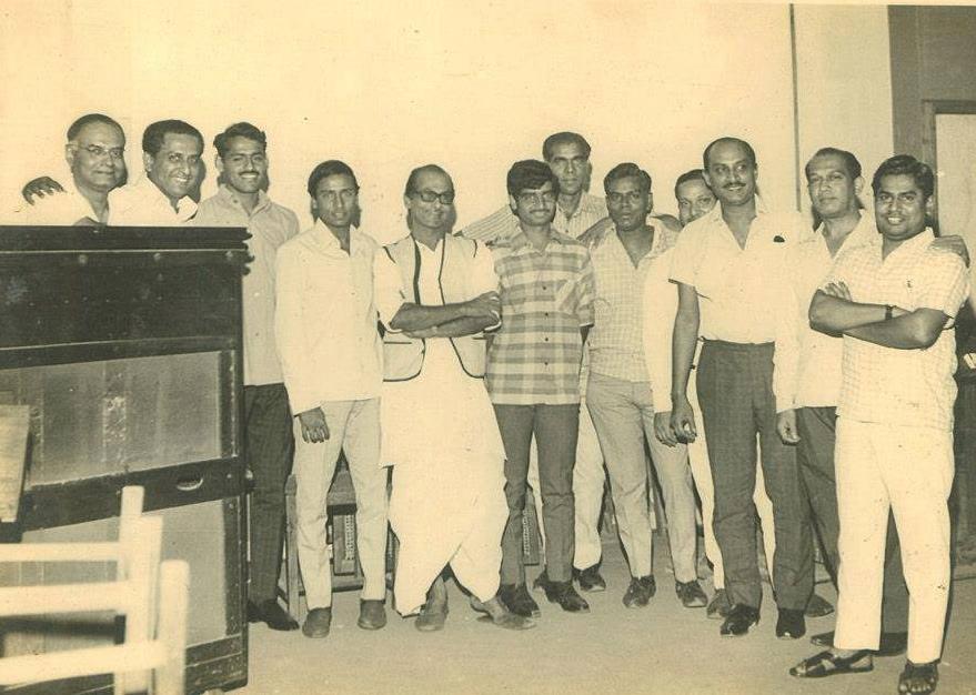 Salil Chowdhury with others