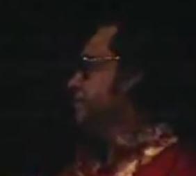 Kishorekumar in his last appearance in the stage show