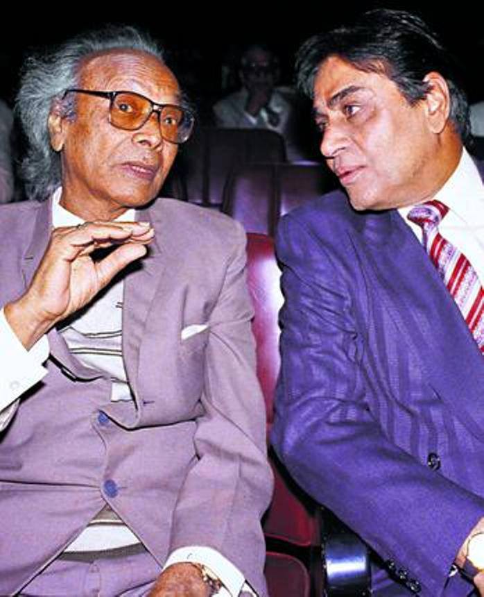 Naushad with Rajendra Kumar