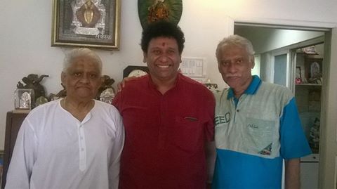 Pyarelal with his brother Gorakh & Shrikant Narayan