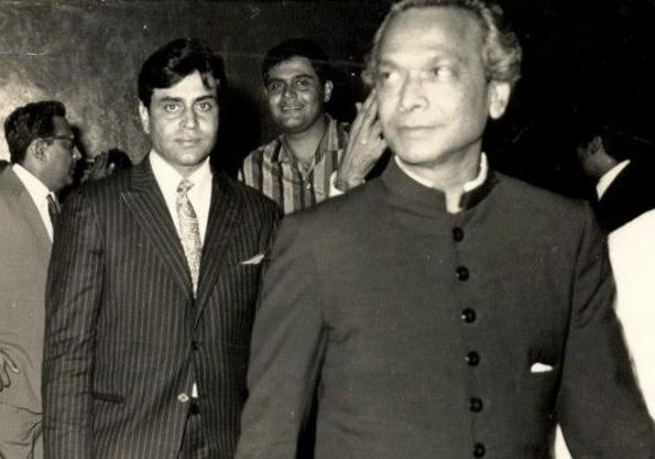 Naushad with Rajendra Kumar & others