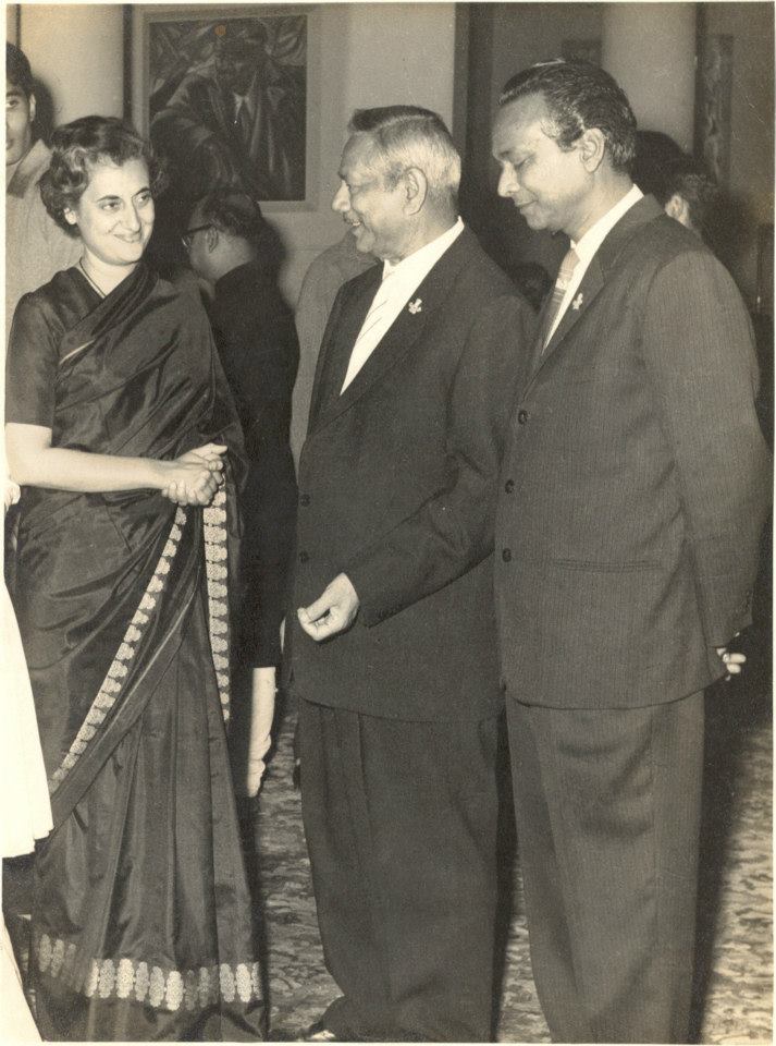 Naushad meeting with Indira Gandhi