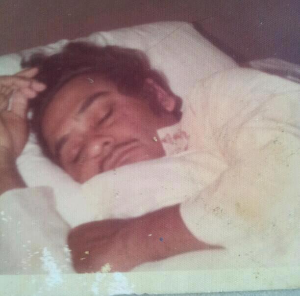 Kishore Kumar in deep sleep