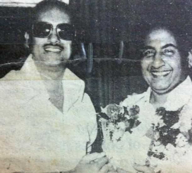 Mohd Rafi with Ravindra Jain?