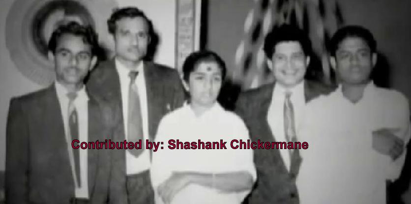 Lata with Laxmikant Pyarelal & Kalyanji Anandji